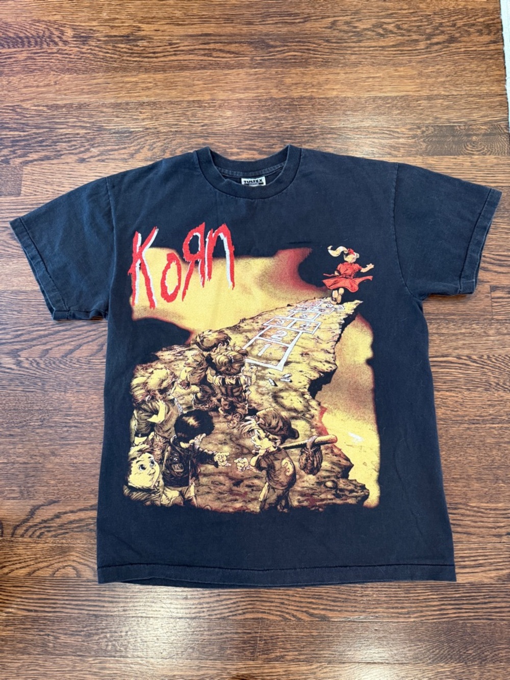 VINTAGE Korn follow the leader band tee L